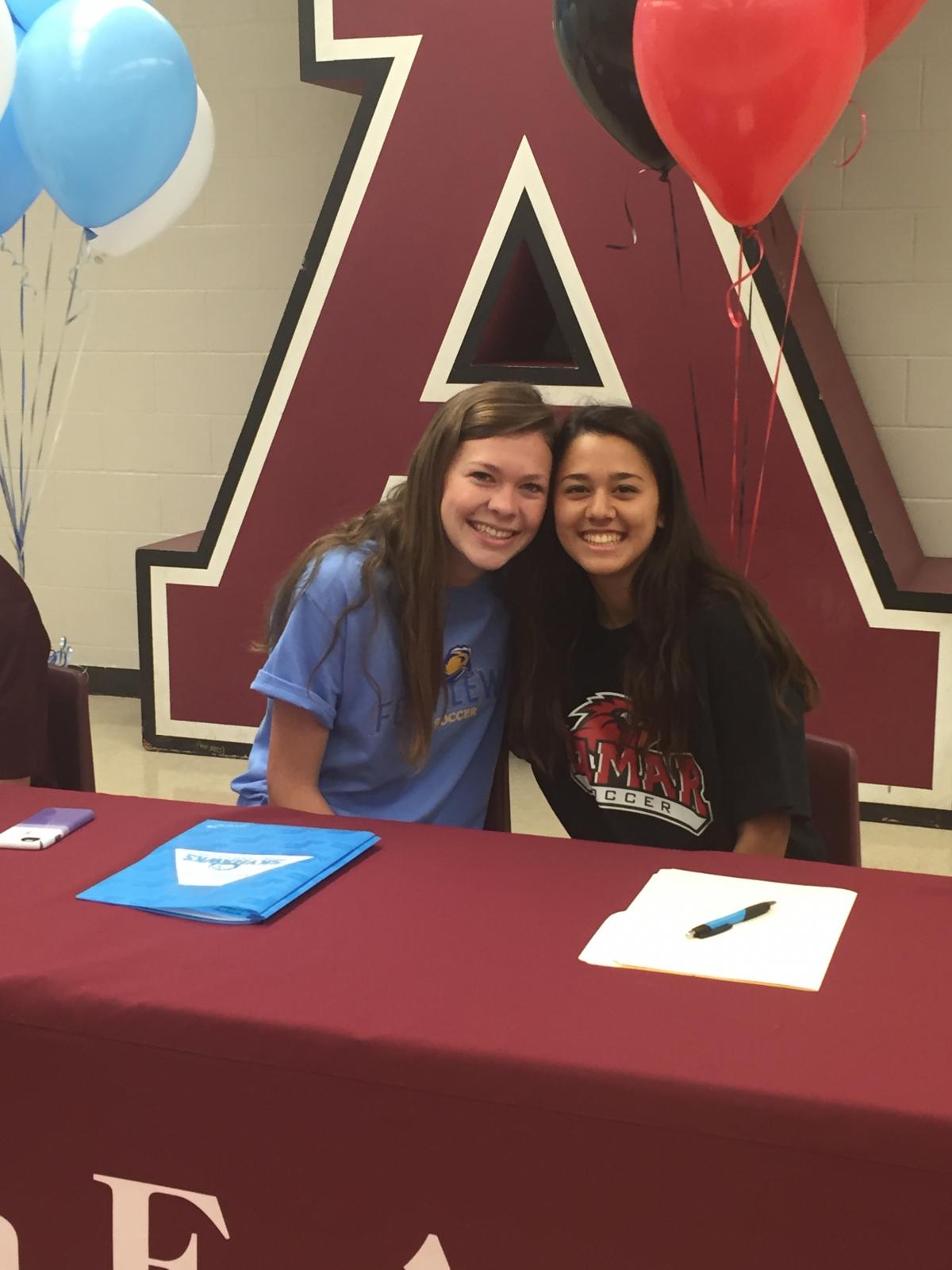 Curran and Stennfeld Sign to Play College Soccer