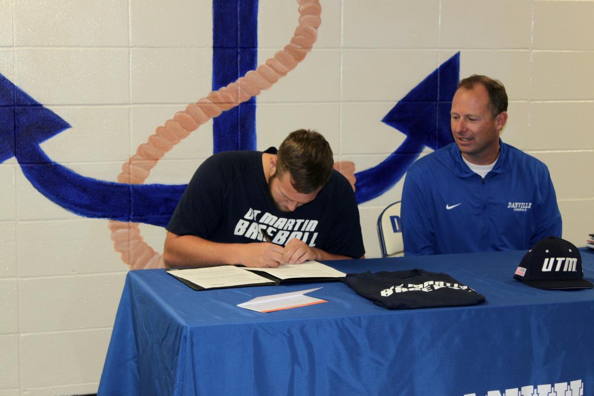 Brian signed with D1 University of Tennessee-Martin