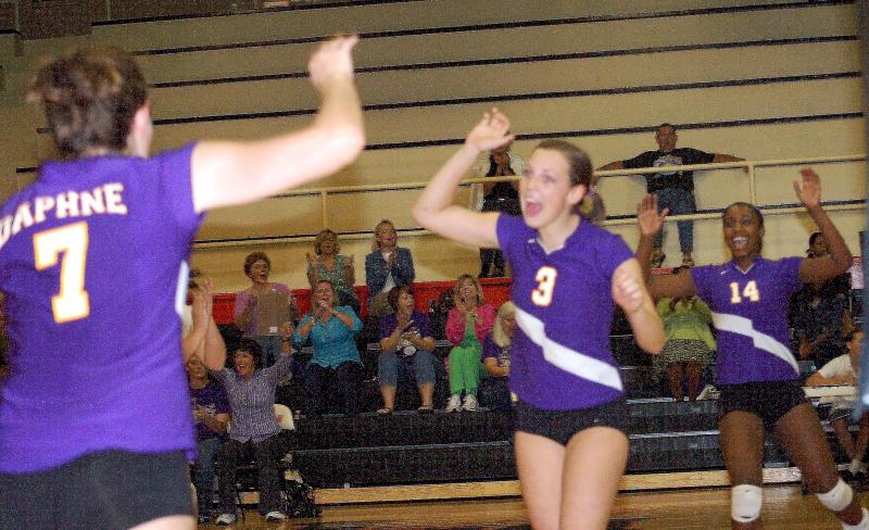 Celebration-during area match against McGill