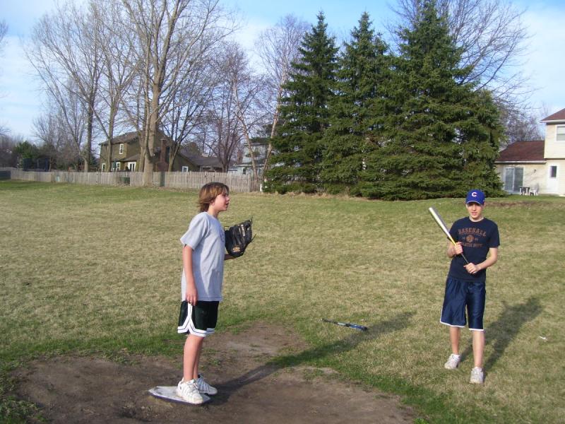 Michael Balle in the Pregame warm-ups