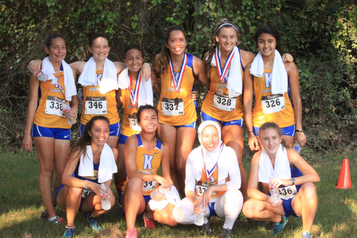 KHS Boys & Girls Varsity Cross Country teams each take 1st place at Klein ISD Cross Country Invitational