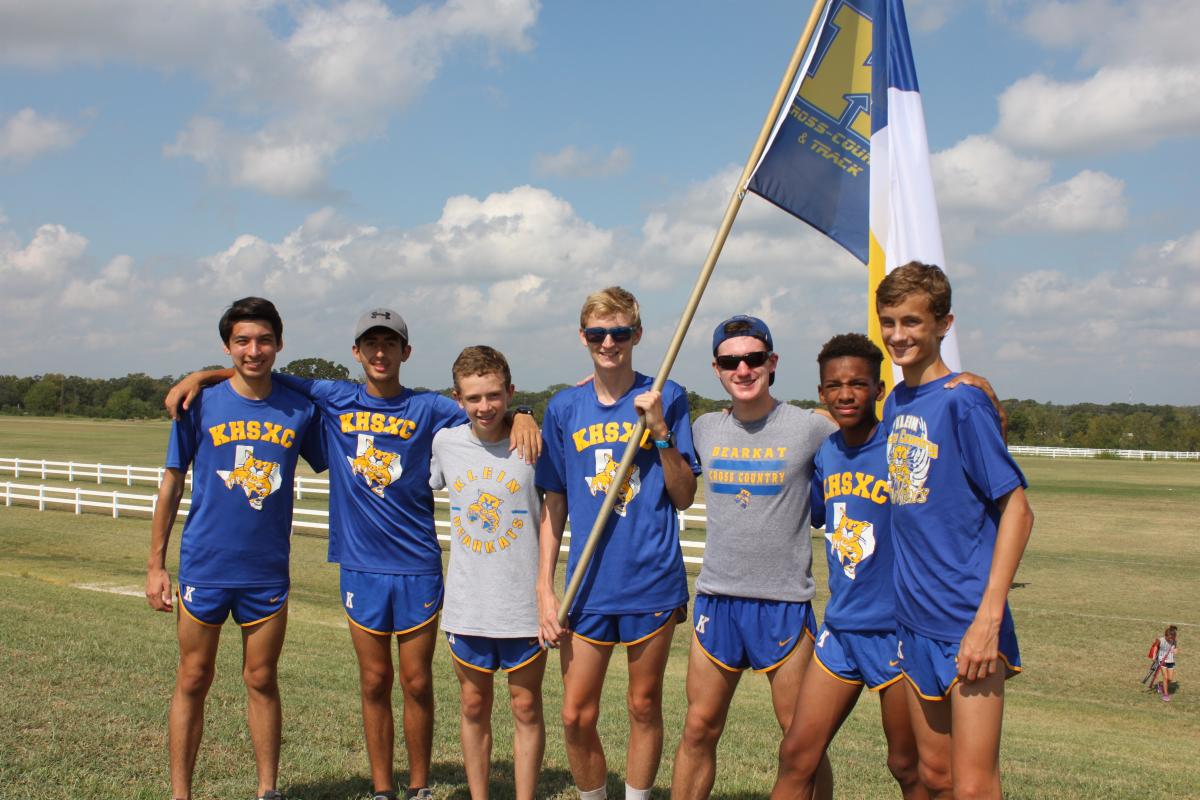 Klein Boys Varsity Cross Country runs to 1st place team finish at Texas A&M High School Invitational!