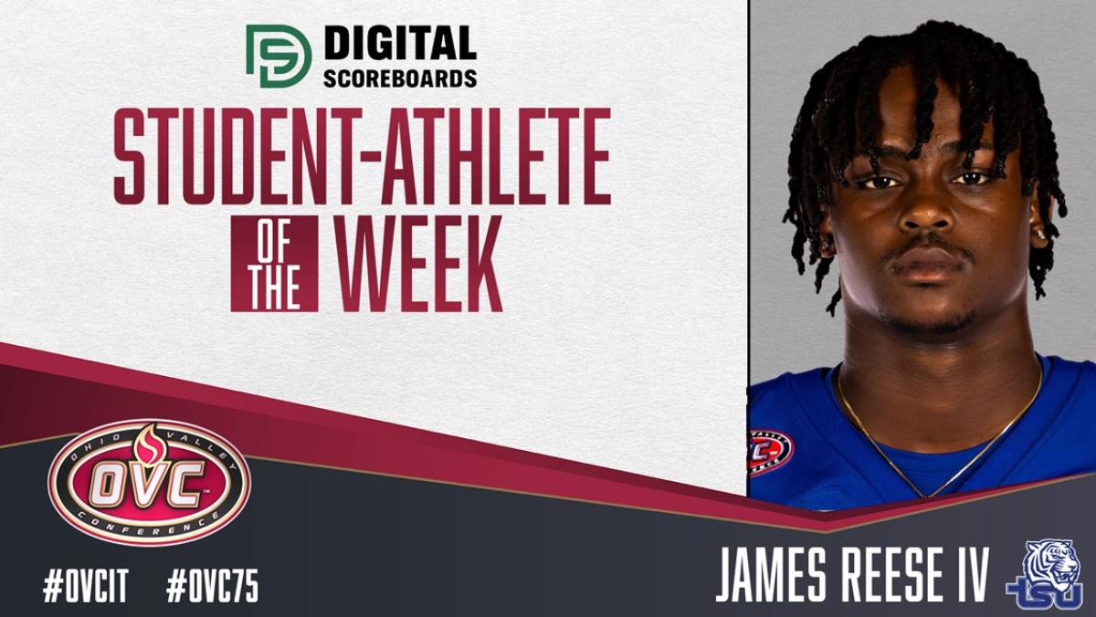 OVC Student-Athlete of the Week presented by Digital Scoreboards: James Reese IV