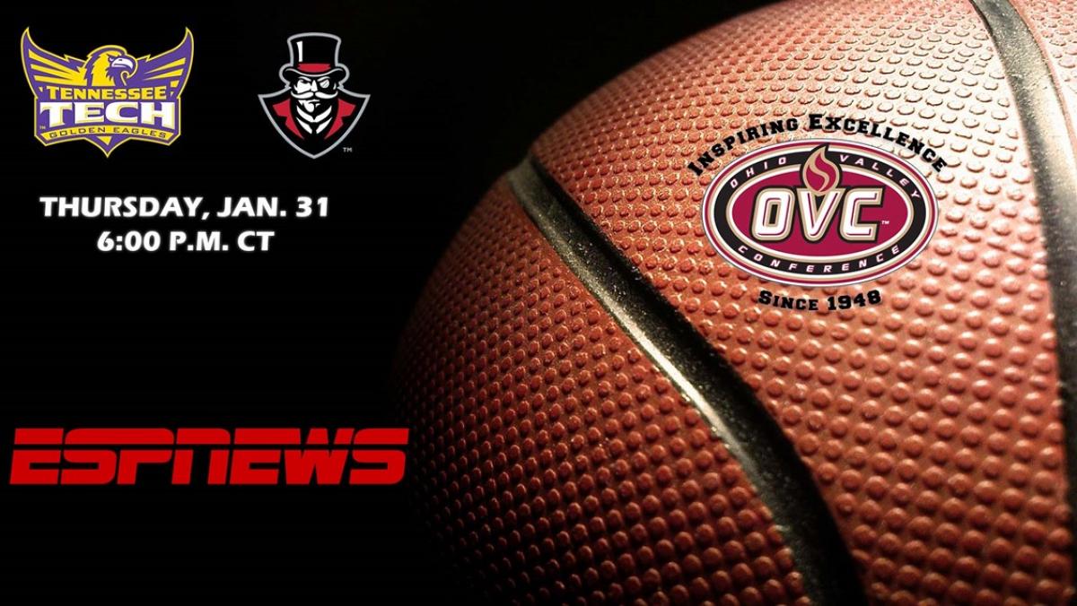 OVC Men's Basketball on ESPNews: Austin Peay at Tennessee Tech