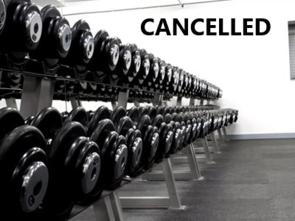 Weight Training CANCELLED tonight (Monday 11th February)