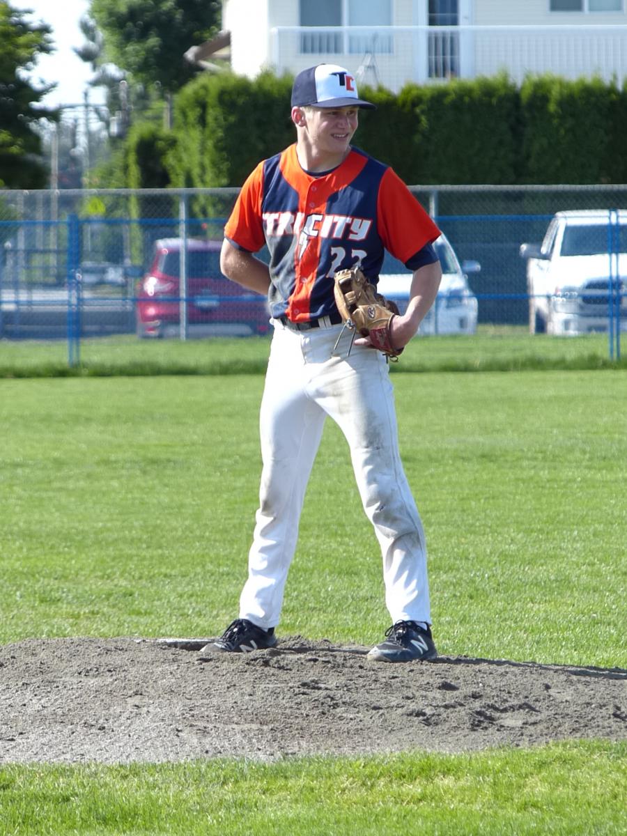 Thunder throw combined No Hitter Against Langley Township