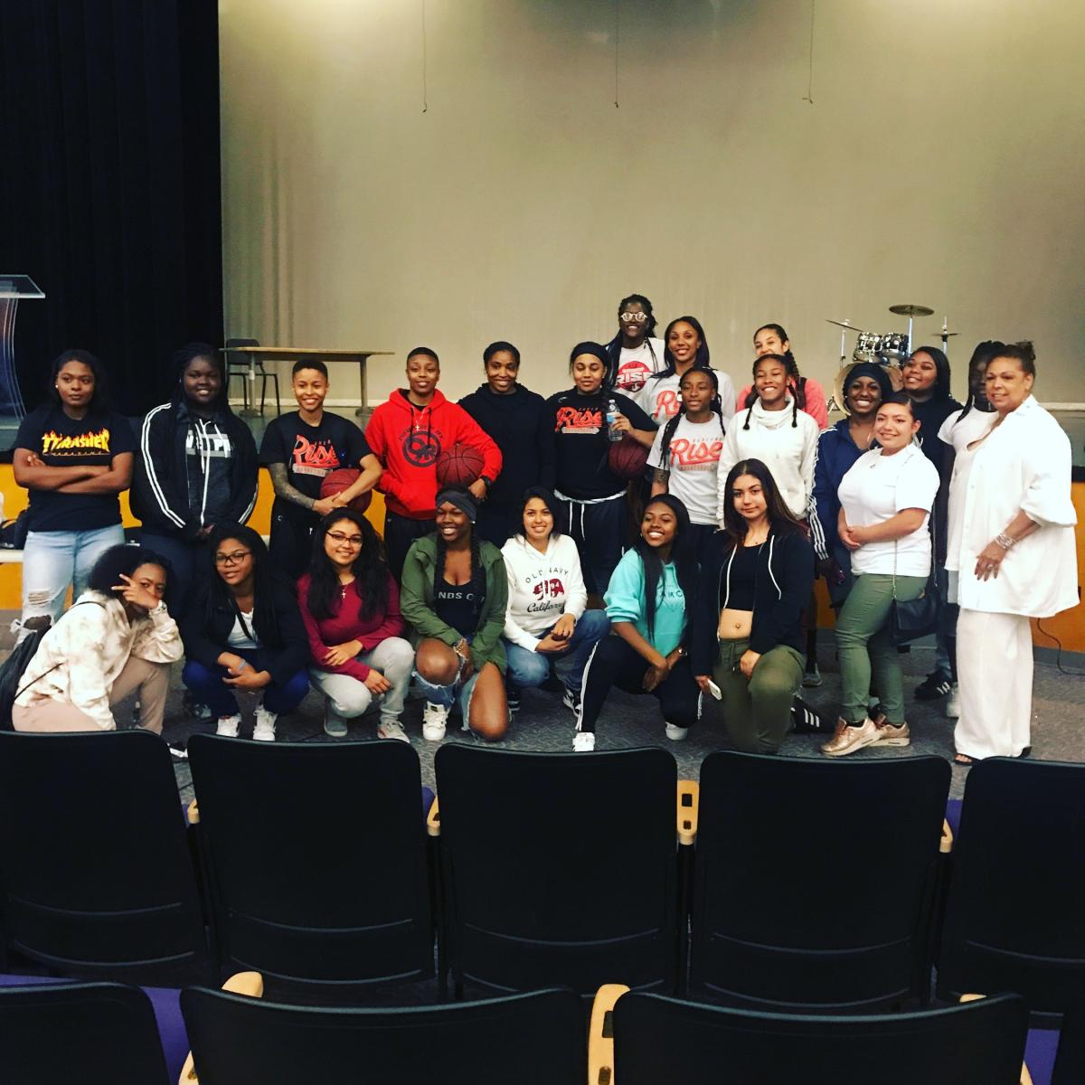 Rise Women visit Oakland Teen Empowerment 