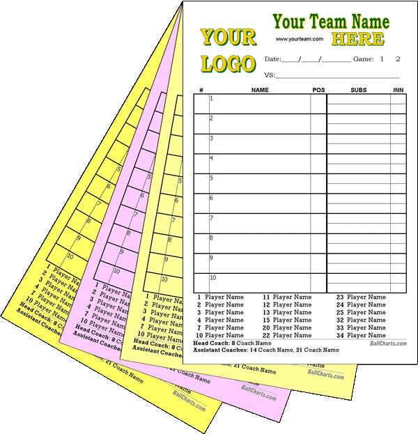 Softball Roster Template For Your Needs