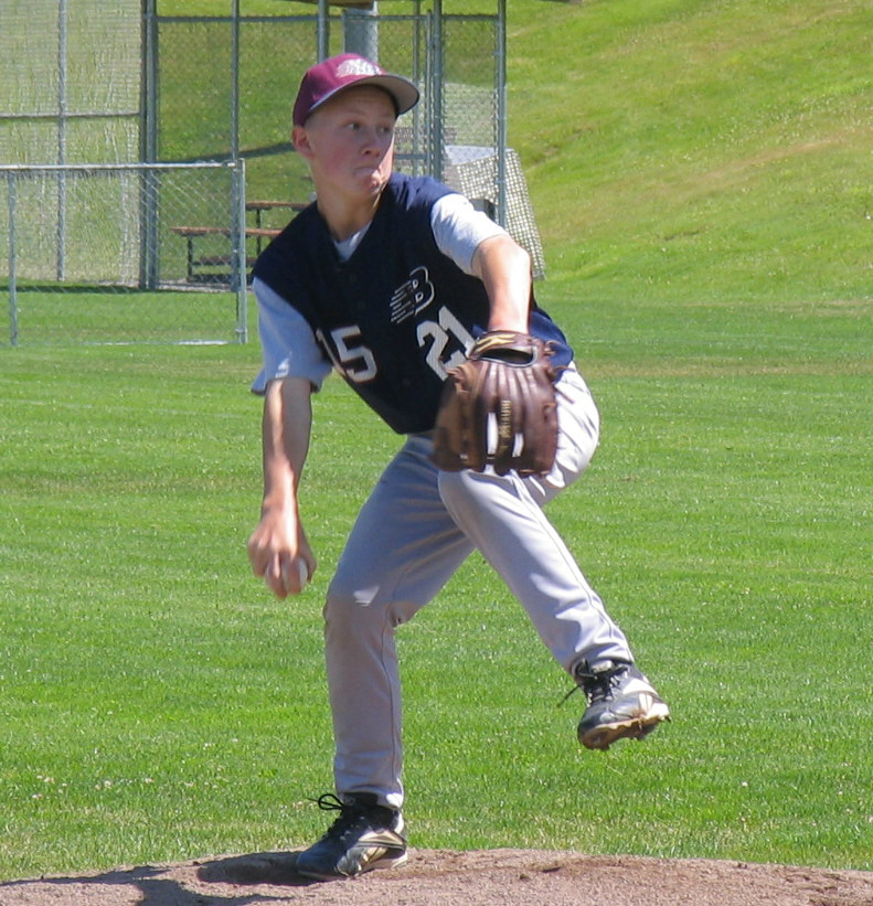 Garrett delivers vs the Victoria Bears at Parksville