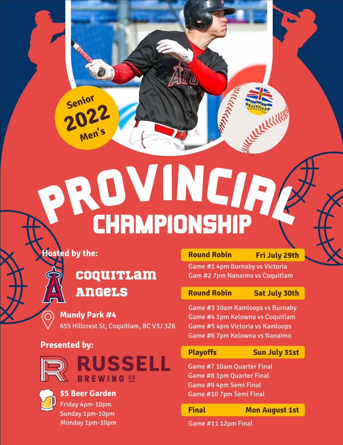 The 2022 BC Men's Provincial Championship at Mundy Park presented by Russell Brewing