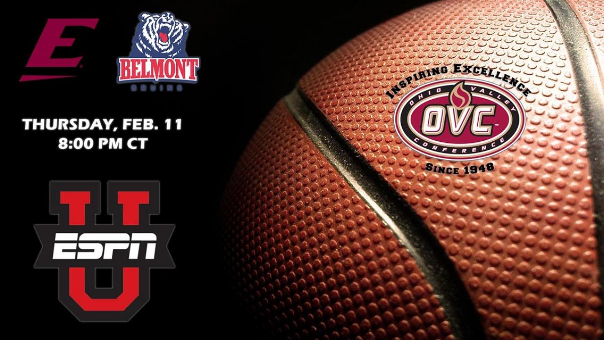 OVC Men's Basketball on ESPNU: Eastern Kentucky at Belmont