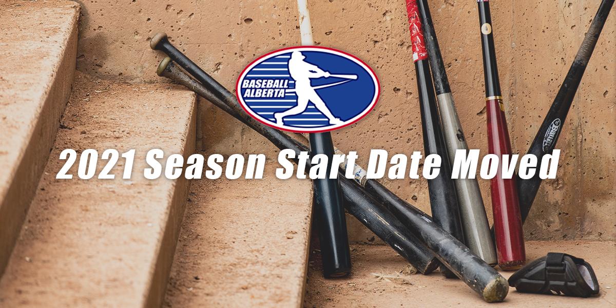Baseball Alberta Moves 2021 Season Start Date